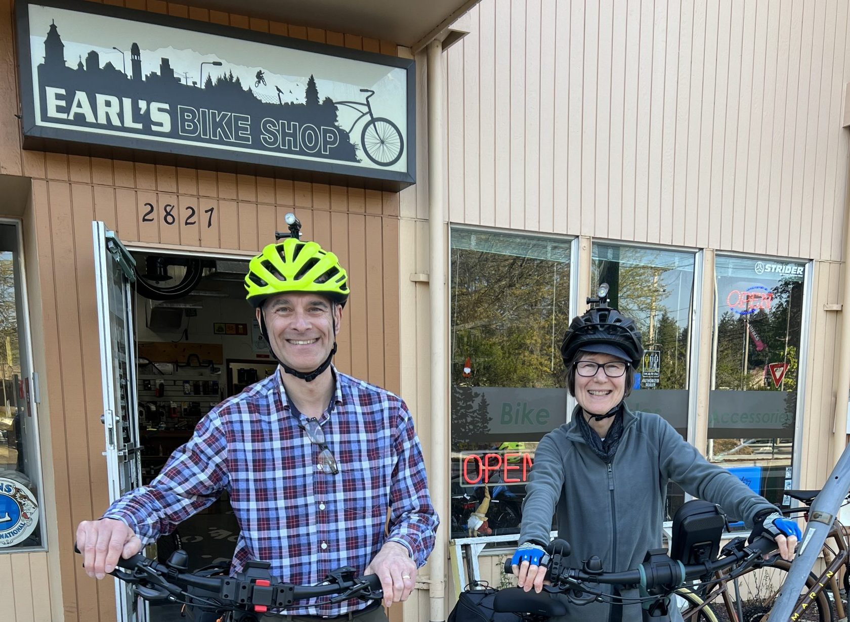 Getting the bikes!